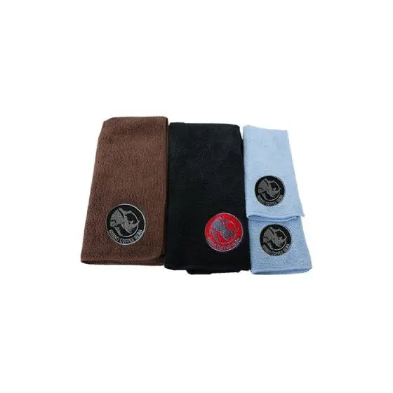 Barista Towels for Coffee Bar - CAFEMASY Pack of 3pcs Microfiber Cleaning Towel with Hook Absorbent Barista Cloths for Cleaning Espresso Machine Steam