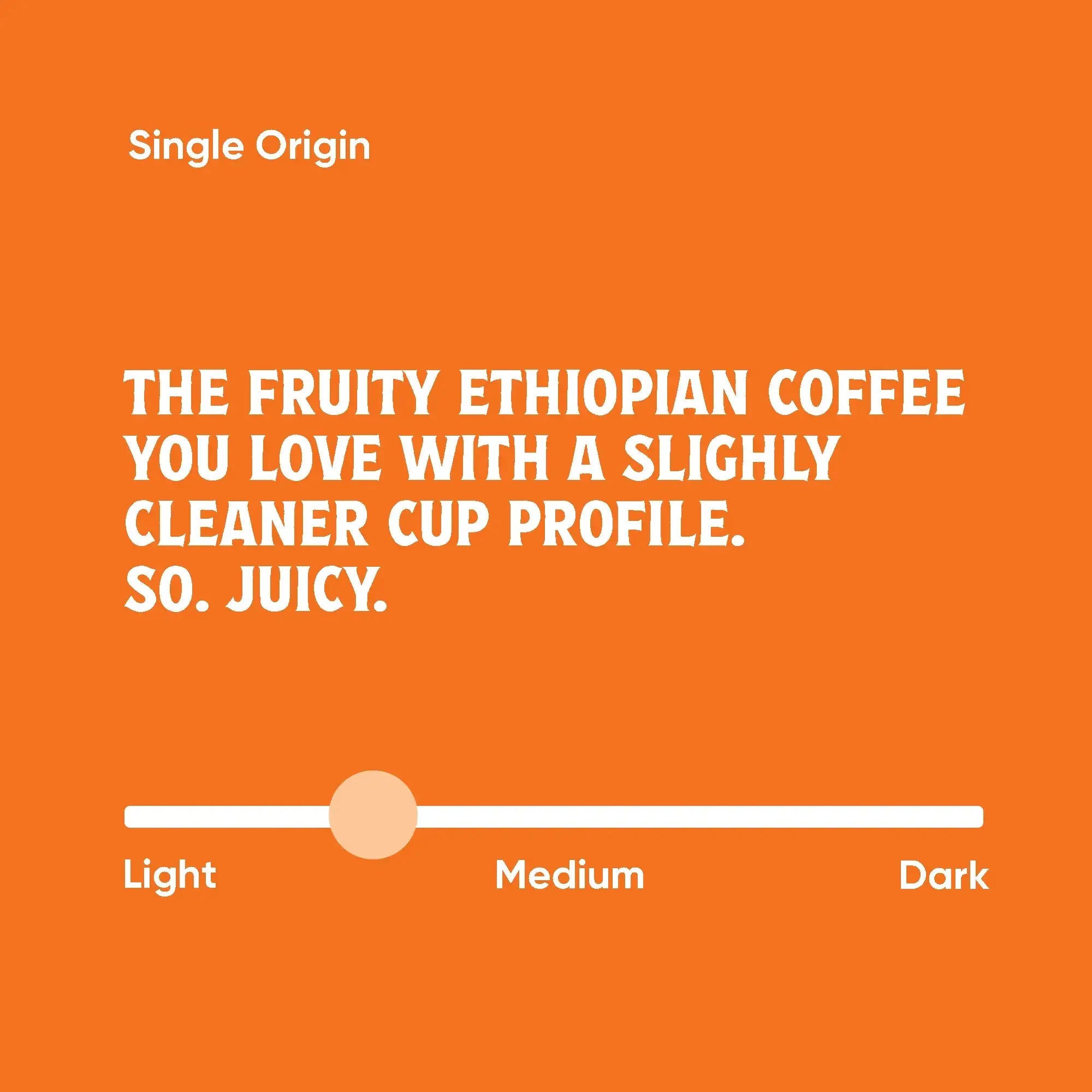 z- Guji, Ethiopia - Light Roast Single Origin (Copy) Peach Coffee Roasters